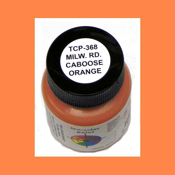 Milwaukee Road CABOOSE ORANGE 1 oz. bottle (Airbrush-ready) TCP-368-1