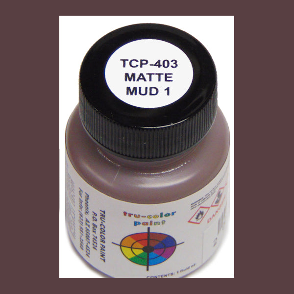 Matte MUD No. 1 1 oz. bottle (Airbrush-ready) TCP-403-1