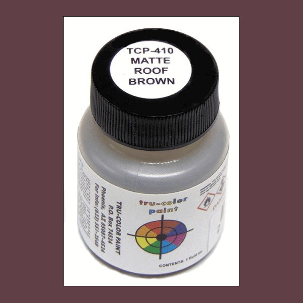 Matte ROOF BROWN 1 oz. bottle (Airbrush-ready) TCP-410-1