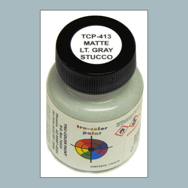 Matte STUCCO LIGHT GRAY 1 oz. bottle (Airbrush-ready) TCP-413-1