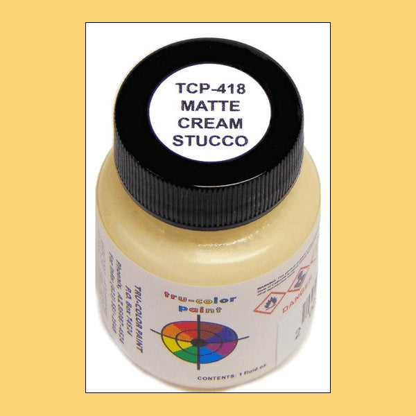 Matte STUCCO CREAM 1 oz. bottle (Airbrush-ready) TCP-418-1