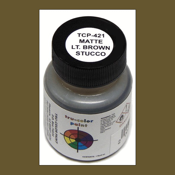 Matte STUCCO LIGHT BROWN 1 oz. bottle (Airbrush-ready) TCP-421-1