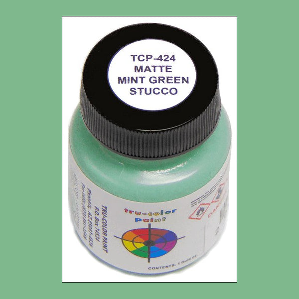 Matte STUCCO MINT GREEN 1 oz. bottle (Airbrush-ready) TCP-424-1