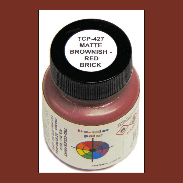 Matte BRICK BROWN-RED 1 oz. bottle (Airbrush-ready) TCP-427-1