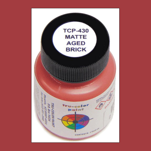 Matte BRICK AGED 1 oz. bottle (Airbrush-ready) TCP-430-1