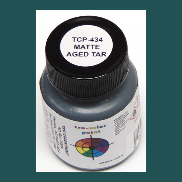 Matte AGED TAR 1 oz. bottle (Airbrush-ready) TCP-434-1