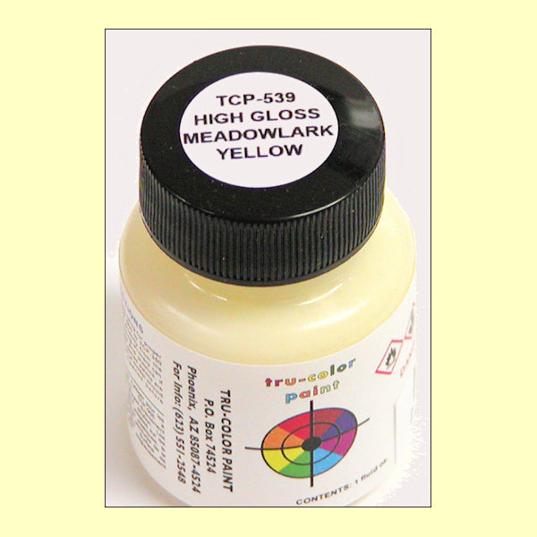 High-gloss MEADOWLARK YELLOW 1 oz. bottle (Airbrush-ready) TCP-539-1
