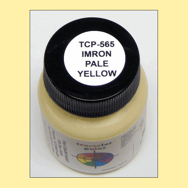 High-gloss IMRON PALE YELLOW 1 oz. bottle (Airbrush-ready) TCP-565-1