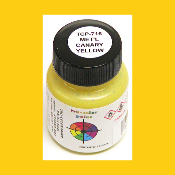Metallic CANARY YELLOW 1 oz. bottle (Airbrush-ready) TCP-716-1