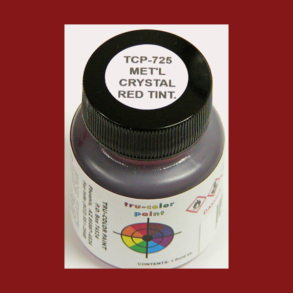 Metallic CRYSTAL RED Tintcoat 1 oz. bottle (Airbrush-ready) TCP-725-1