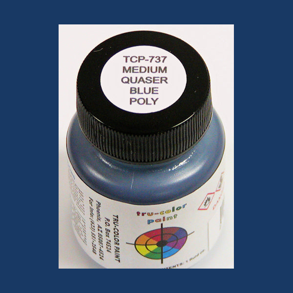 Poly MEDIUM QUASAR BLUE 1 oz. bottle (Airbrush-ready) TCP-737-1