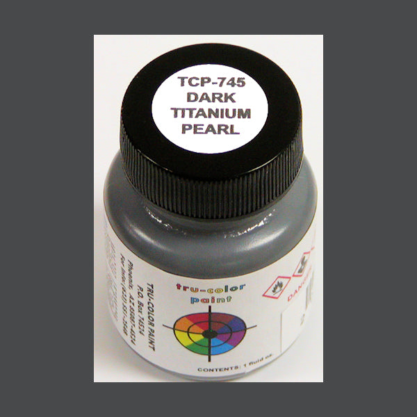 Pearlescent DARK TITANIUM 1 oz. bottle (Airbrush-ready) TCP-745-1