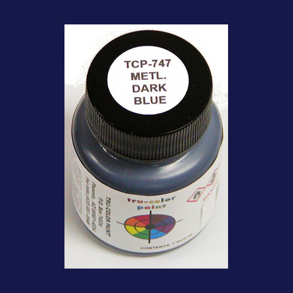 Metallic DARK BLUE 1 oz. bottle (Airbrush-ready) TCP-747-1