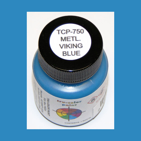 Metallic VIKING BLUE 1 oz. bottle (Airbrush-ready) TCP-750-1