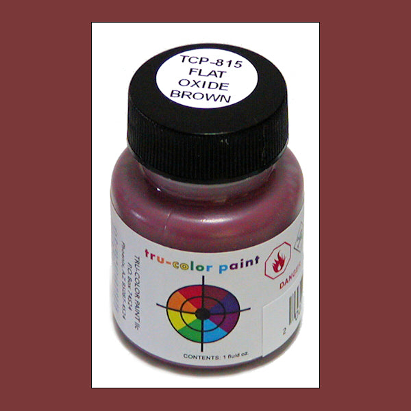 Flat OXIDE BROWN 1 oz. bottle (Paint brush-ready) TCP-815-1
