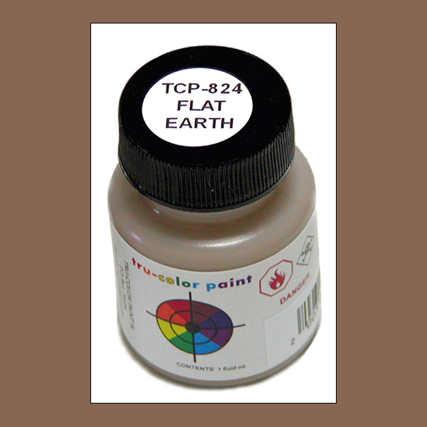 Flat EARTH 1 oz. bottle (Paint brush-ready) TCP-824-1