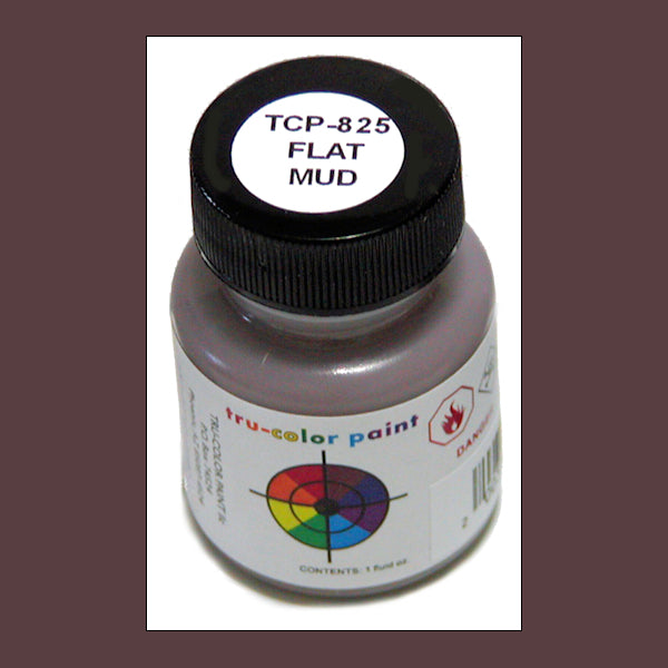 Flat MUD 1 oz. bottle (Paint brush-ready) TCP-825-1