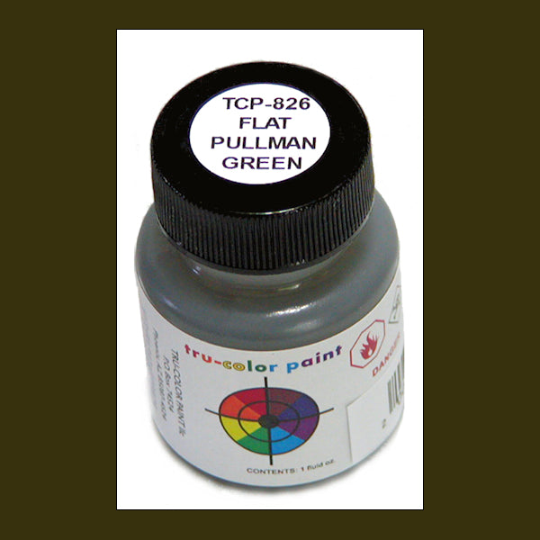 Flat PULLMAN GREEN 1 oz. bottle (Paint brush-ready) TCP-826-1