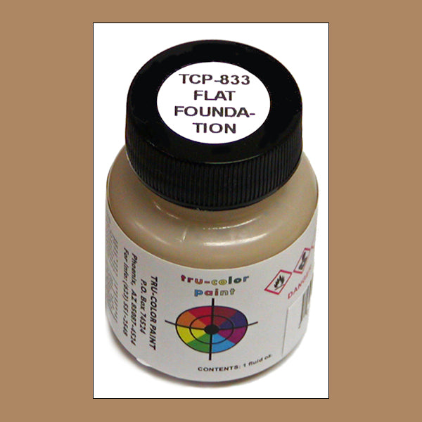 Flat FOUNDATION 1 oz. bottle (Paint brush-ready) TCP-833-1