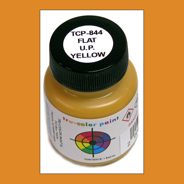 Flat Union Pacific ARMOUR YELLOW 1 oz. bottle (Paint brush-ready) TCP-844-1
