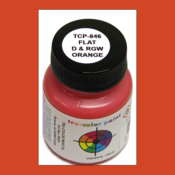 Flat Rio Grande ORANGE 1 oz. bottle (Paint brush-ready) TCP-846-1