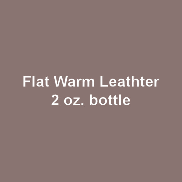 Flat WARM LEATHER 2 oz. bottle (Paint brush-ready) TCP-877-2