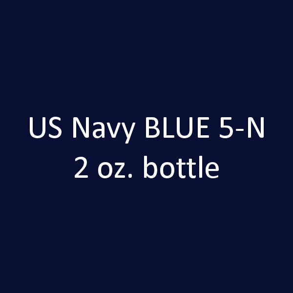 U.S. Navy BLUE 5-N 2 oz. bottle (Airbrush-ready) tcp-1007-2