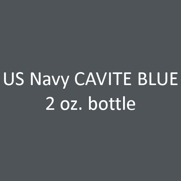 U.S. Navy CAVITE BLUE (late 1941 on) 2 oz. bottle (Airbrush-ready) tcp-1011-2