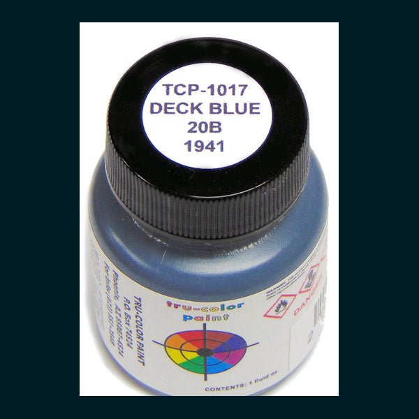 U.S. Navy DECK BLUE 20-B (1939-1941) 1 oz. bottle (Airbrush-ready) tcp-1017-1