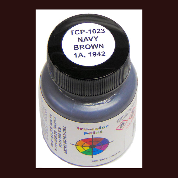 U.S. Navy BROWN 1-A (landing craft 1941-1942) 1 oz. bottle (Airbrush-ready) tcp-1023-1