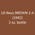 U.S. Navy BROWN 2-A (1941-1942) 2 oz. bottle (Airbrush-ready) tcp-1025-2