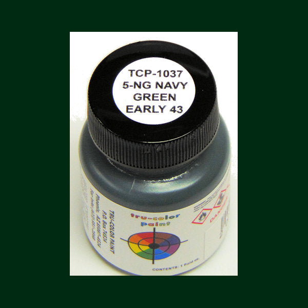 U.S. Navy GREEN 5-NG (early 1943) 1 oz. bottle (Airbrush-ready) tcp-1037-1