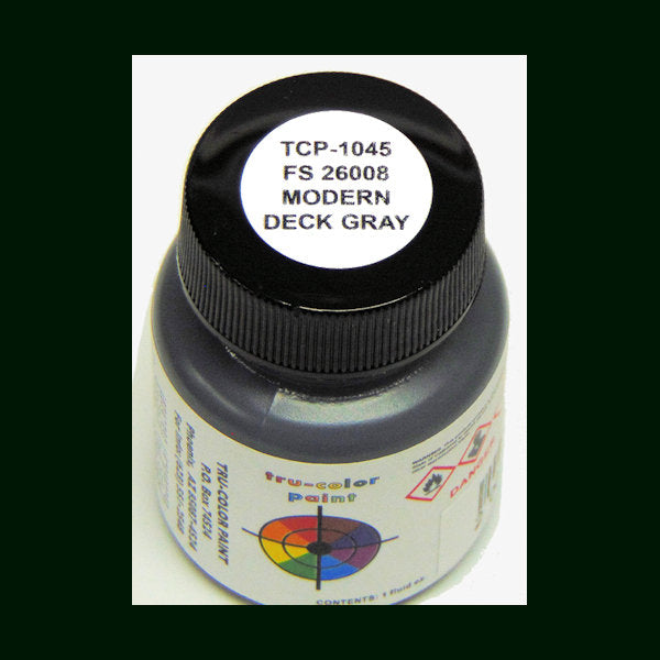 U.S. Navy MODERN DECK GRAY (all other ships) FS-26008 1 oz. bottle (Airbrush-ready) tcp-1045-1