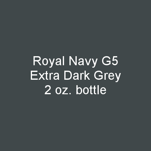 Royal Navy G5 EXTRA DARK GREY 1942-on 2 oz. bottle (Airbrush-ready) tcp-1057-2