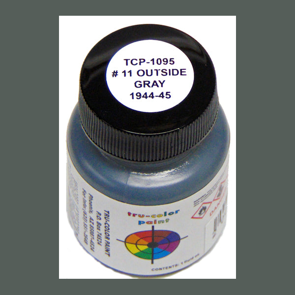 U.S. Navy OUTSIDE GRAY No. 11 (1944-1945) 1 oz. bottle (Airbrush-ready) tcp-1095-1