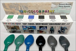 Northeast Railroads Set #1 6 bottles (Airbrush-ready) tcps-11005