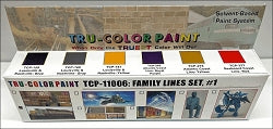 Family Lines Set #1 (6 colors) (Airbrush-ready) tcps-11006