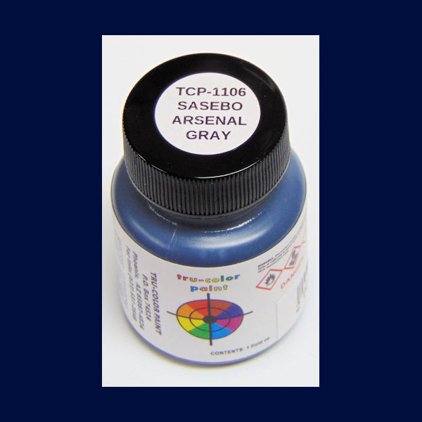 IJN ARSENAL GRAY SASEBO A 1 oz. bottle (Airbrush-ready) tcp-1106-1