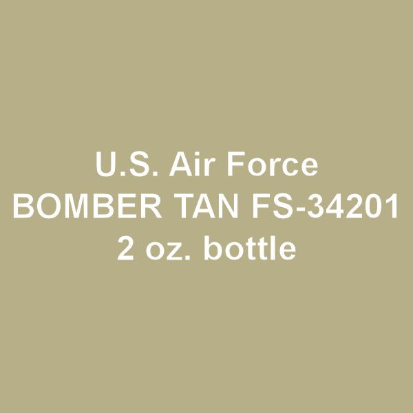 U.S. Air Force BOMBER TAN FS-34201 2 oz. bottle (Airbrush-ready) tcp-1223-2
