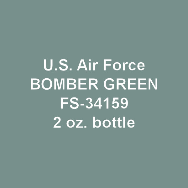 U.S. Air Force BOMBER GREEN FS-34159 2 oz. bottle (Airbrush-ready) tcp-1224-2