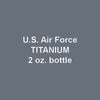 U.S. Air Force TITANIUM 2 oz. bottle (Airbrush-ready) tcp-1226-2