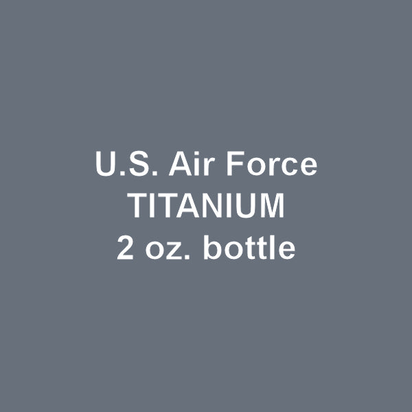 U.S. Air Force TITANIUM 2 oz. bottle (Airbrush-ready) tcp-1226-2