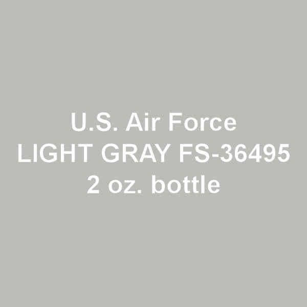 U.S. Air Force LIGHT GRAY FS-36495 2 oz. bottle (Airbrush-ready) tcp-1227-2