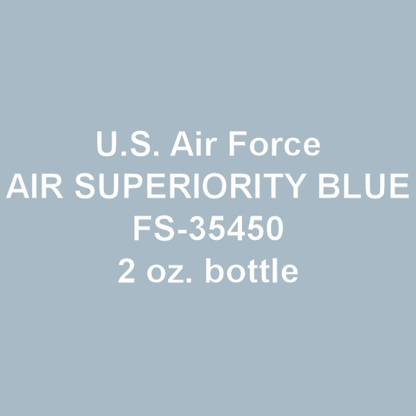 U.S. Air Force AIR SUPERIORITY BLUE FS-35450 2 oz. bottle (Airbrush-ready) tcp-1229-2