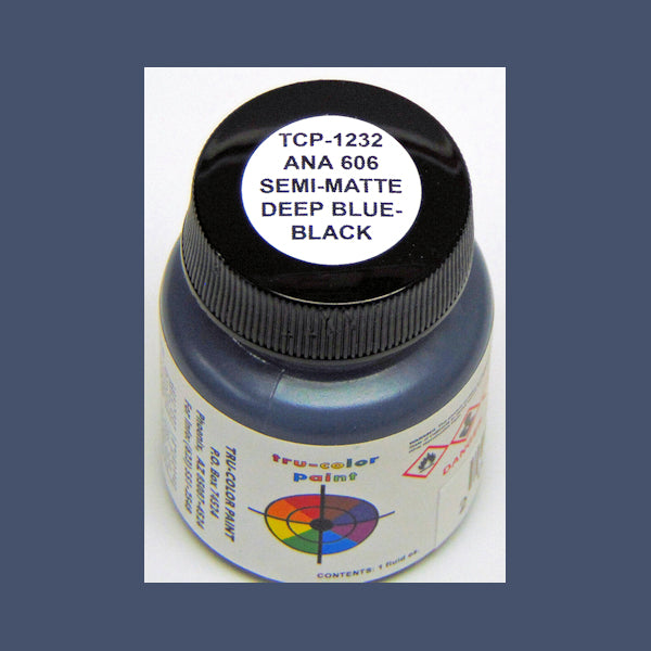U.S. Army-Navy Air Corps Semi-Matte DEEP BLUE-BLACK ANA-606 1 oz. bottle (Airbrush-ready) tcp-1232-1