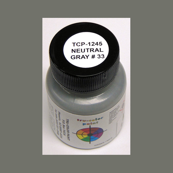 U.S. Army-Navy Air Corps NEUTRAL GRAY No. 43 1 oz. bottle (Airbrush-ready) tcp-1241-1