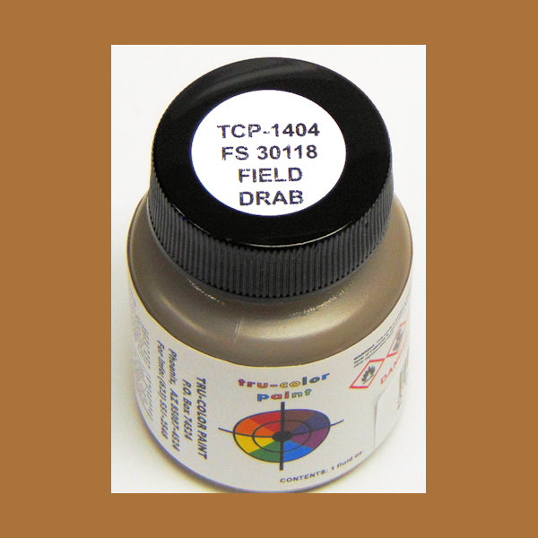 U.S. Army MERDC FIELD DRAB (Armor) FS-30118 1 oz. bottle (Airbrush-ready) tcp-1404-1