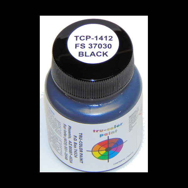 U.S. Army BLACK NATO (Armor) FS-37030 1 oz. bottle (Airbrush-ready) tcp-1412-1