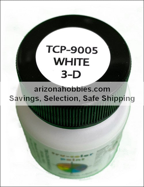 3-D Formula WHITE 1 oz. bottle (Airbrush-ready) tcp-9005-1