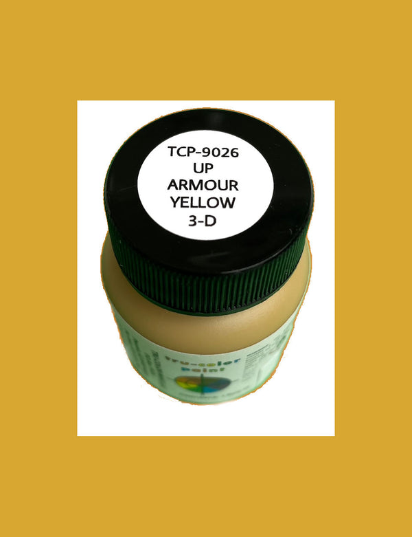 3-D Formula Union Pacific ARMOUR YELLOW 1 oz. bottle (Airbrush-ready) tcp-9026-1